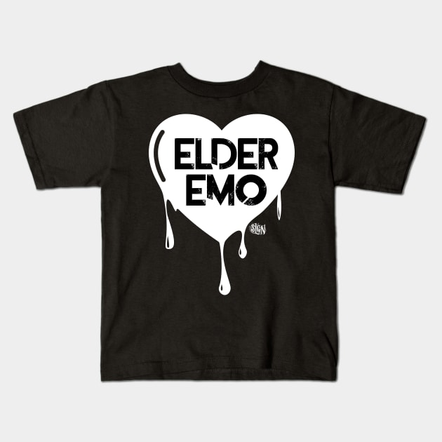 Elder EMO Kids T-Shirt by slgn